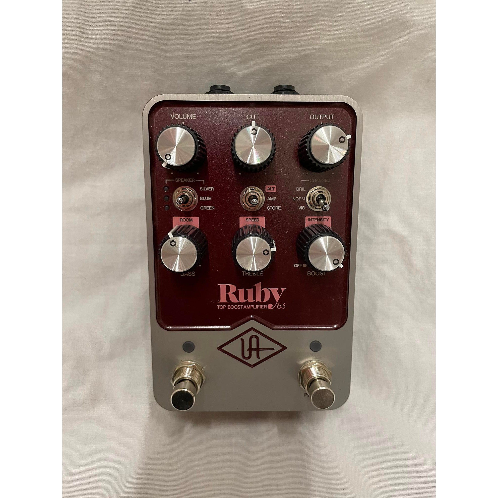 Used Universal Audio UAFX Ruby '63 Top Boost Amplifier Effects