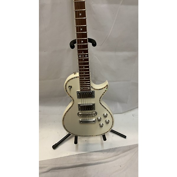 Used Zematis Used Zematis Superior Series Antanus A24su White Solid Body Electric Guitar