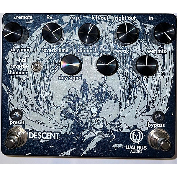 Used Walrus Audio Descent Reverb Effect Pedal Guitar Center