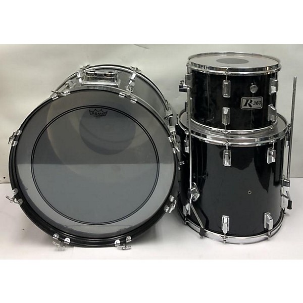 Used Rogers 1980s R360 Drum Kit Black | Guitar Center