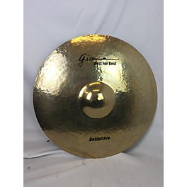 Used Gio Cymbals Used Gio Cymbals 23in Definitive Series Cymbal