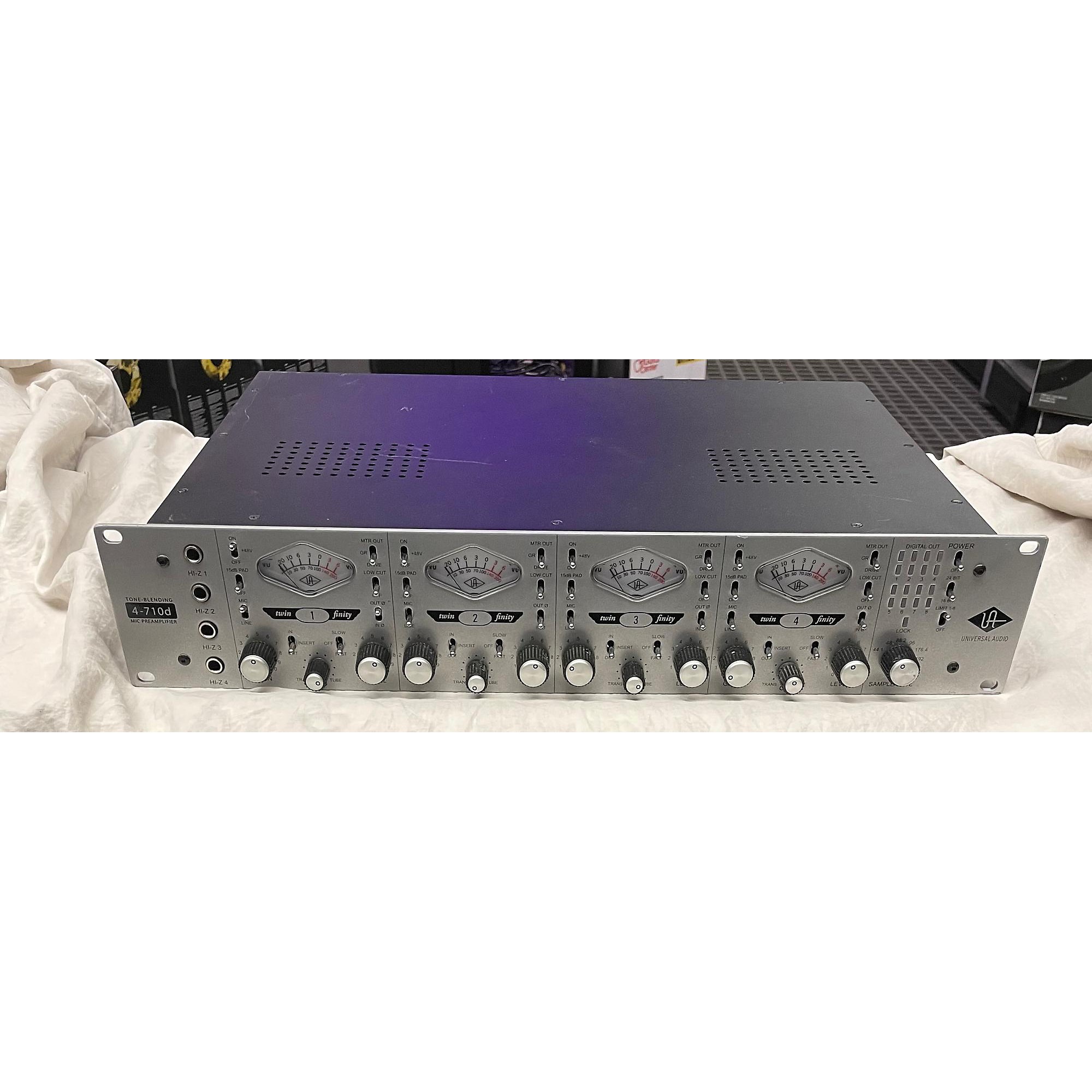 Used Universal Audio 4-710d Microphone Preamp | Guitar Center