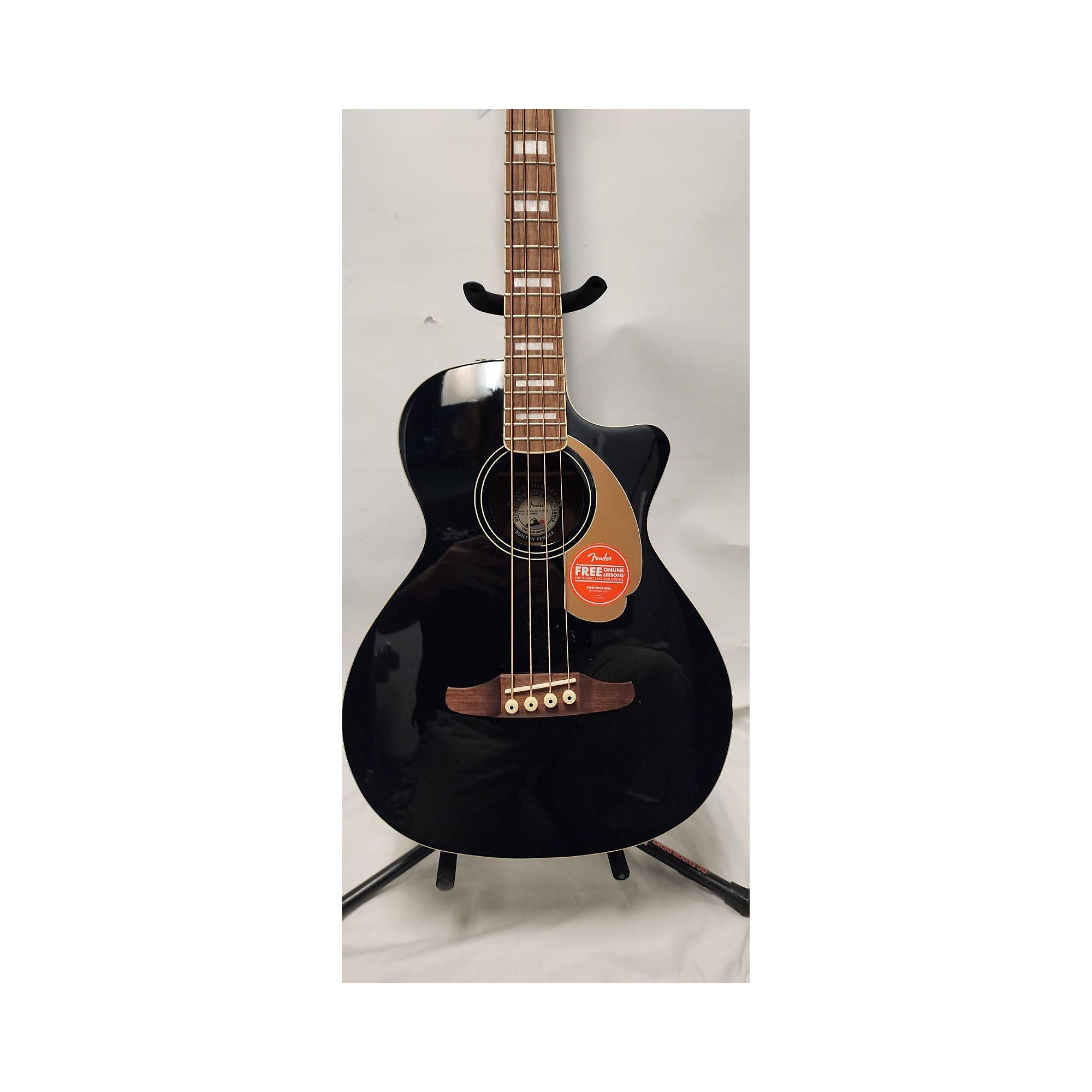 Fender Kingman Acoustic Bass V2 WN, Jetty Black Gear4music, 60 OFF