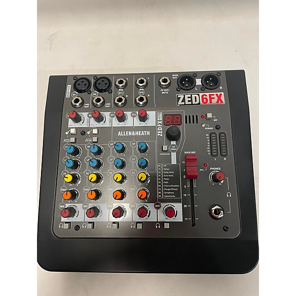 Used Allen & Heath ZED 6FX Unpowered Mixer | Guitar Center