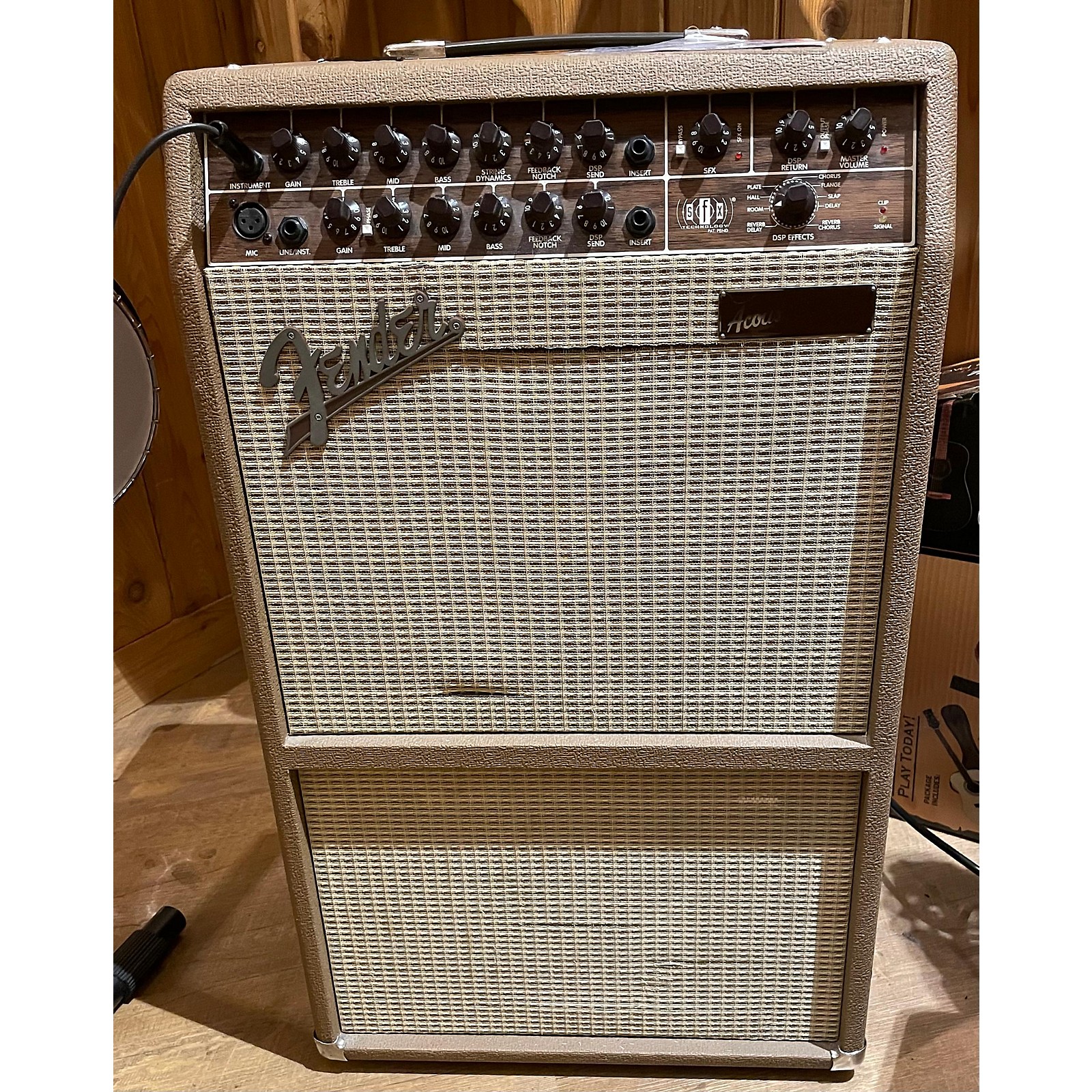 Used Fender ACOUSTASONIC PR370 Acoustic Guitar Combo Amp Guitar Center