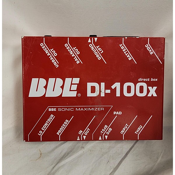 Used BBE DI-100x Direct Box | Guitar Center