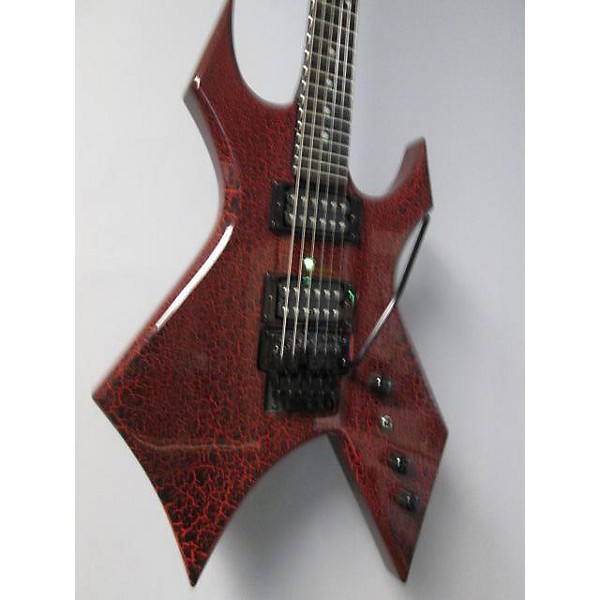 SIGNED!! BC Rich Stranger Things Eddie Munson Warlock Red Krackle Guitar  RARE!