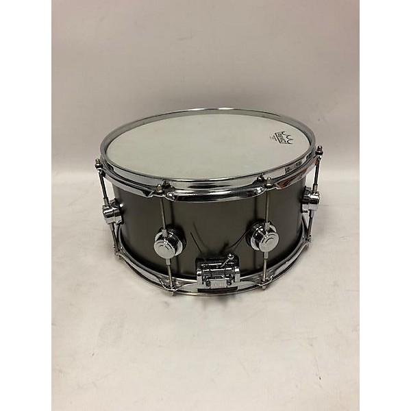 Used DW 7X13 Collector's Series Satin Black Over Brass Drum