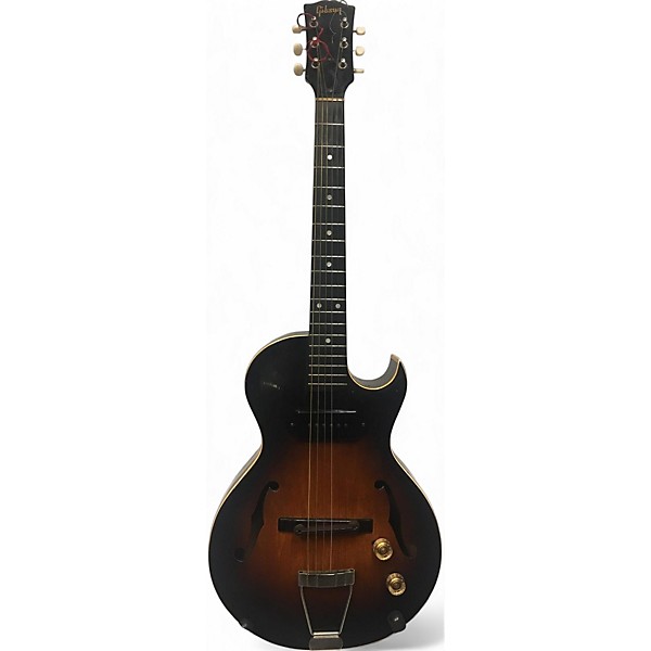 Vintage 1961 Gibson ES-140 Sunburst Acoustic Electric Guitar