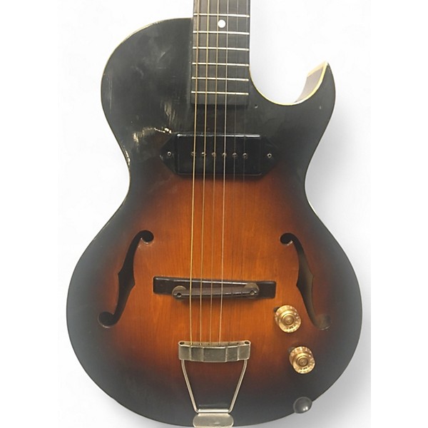 Vintage 1961 Gibson ES-140 Sunburst Acoustic Electric Guitar