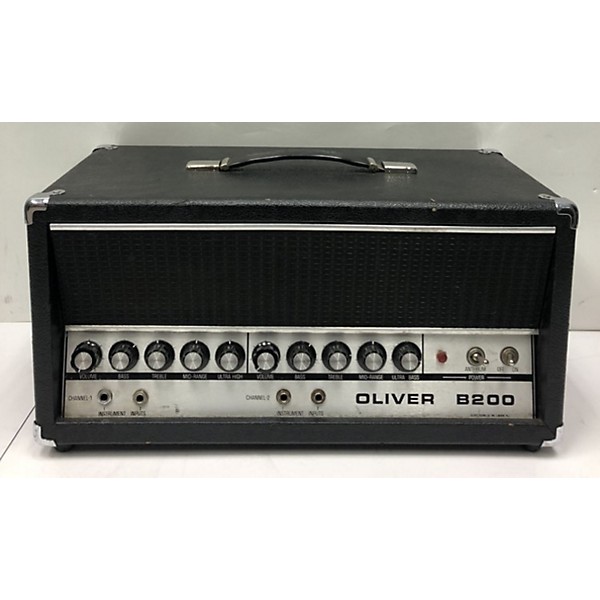Used Ampeg 1960s Oliver B200 Tube Bass Amp Head Guitar Center