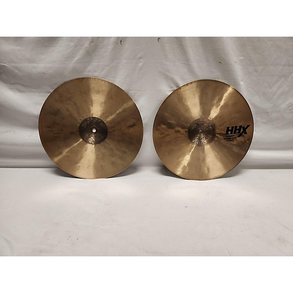 Used SABIAN 14in Hhx Complex Medium Hat Pair Cymbal