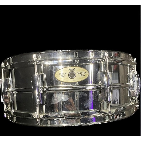 Used Pearl 14X5.5 Sensitone Snare Drum steel 211