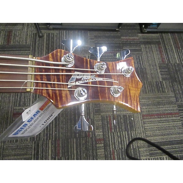 Used Used PBC GTB355 Trans Red Electric Bass Guitar