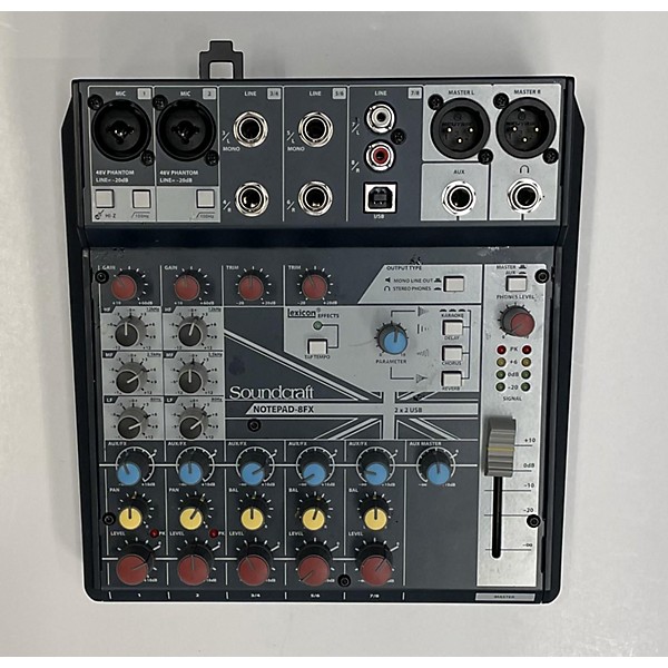 Used Soundcraft NOTEPAD-8FX Unpowered Mixer | Guitar Center