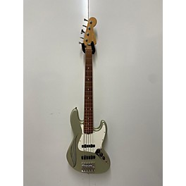 Used Fender Used Fender American Standard Jazz Bass V 5 String Inca Silver Electric Bass Guitar