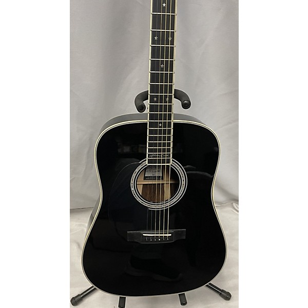 Used Martin D35JC Johnny Cash Left Handed Acoustic Guitar
