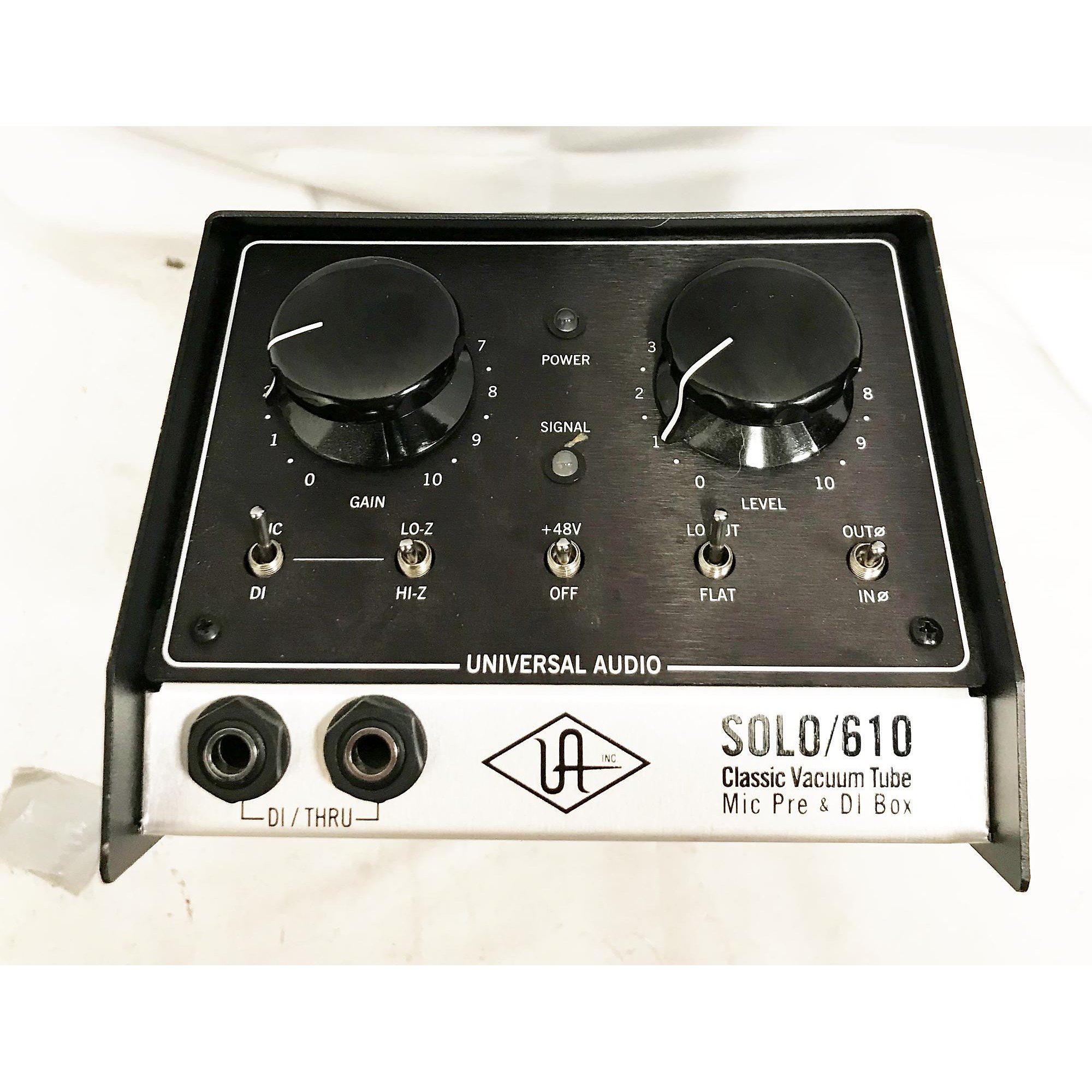 UNIVERSAL AUDIO SOLO 610 マイクプリDI - 楽器/器材