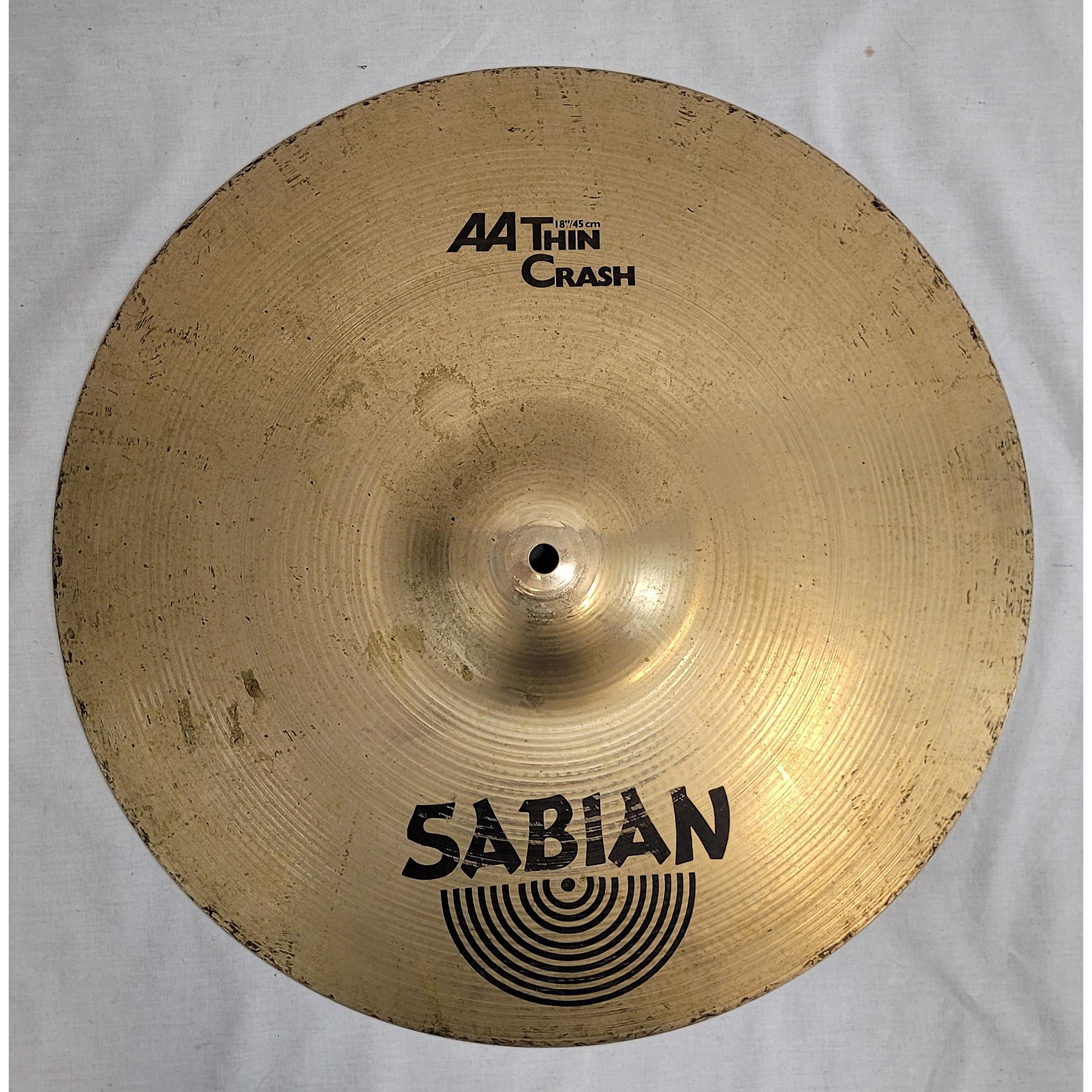 Used SABIAN 18in AA Medium Thin Crash Cymbal
