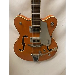 Used Gretsch Guitars Used Gretsch Guitars G5422T Electromatic Orange Hollow Body Electric Guitar