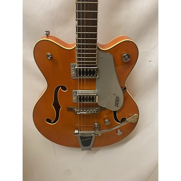 Used Gretsch Guitars Used Gretsch Guitars G5422T Electromatic Orange Hollow Body Electric Guitar