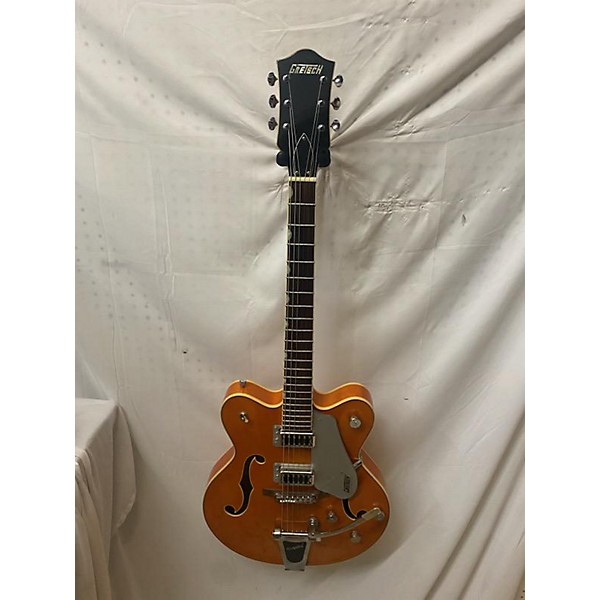 Used Gretsch Guitars Used Gretsch Guitars G5422T Electromatic Orange Hollow Body Electric Guitar