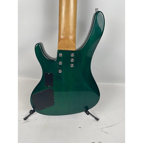 Used Washburn XB 600 Electric Bass Guitar trans emerald