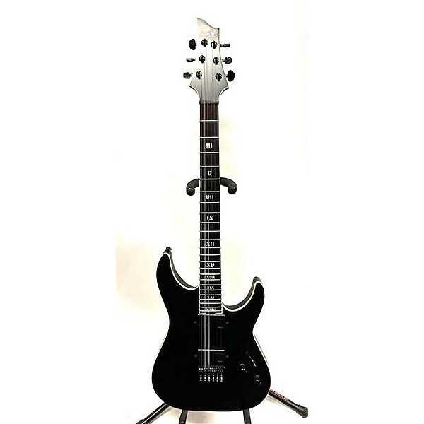 Used Schecter Guitar Research Used Schecter Guitar Research Evil Twin 6 Black Solid Body Electric Guitar