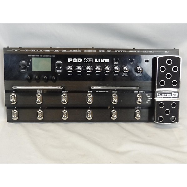 Used Line 6 Pod X3 Live Amp Modeler Effect Processor