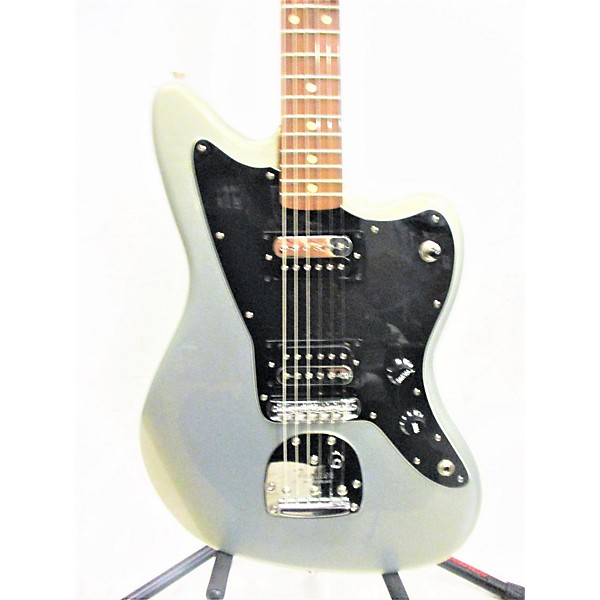 Used Fender Modern Player Jazzmaster Solid Body Electric Guitar Silver