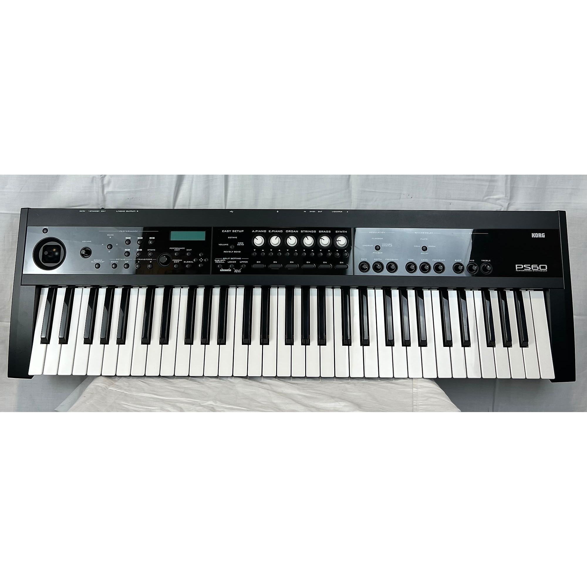Used KORG PS60 61 Key Synthesizer