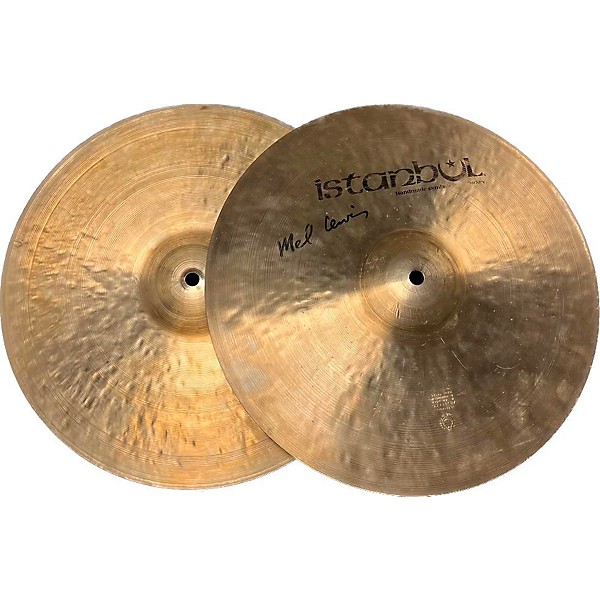 Used Istanbul Agop 14in Agop Mel Lewis Signature Hi Hats Cymbal