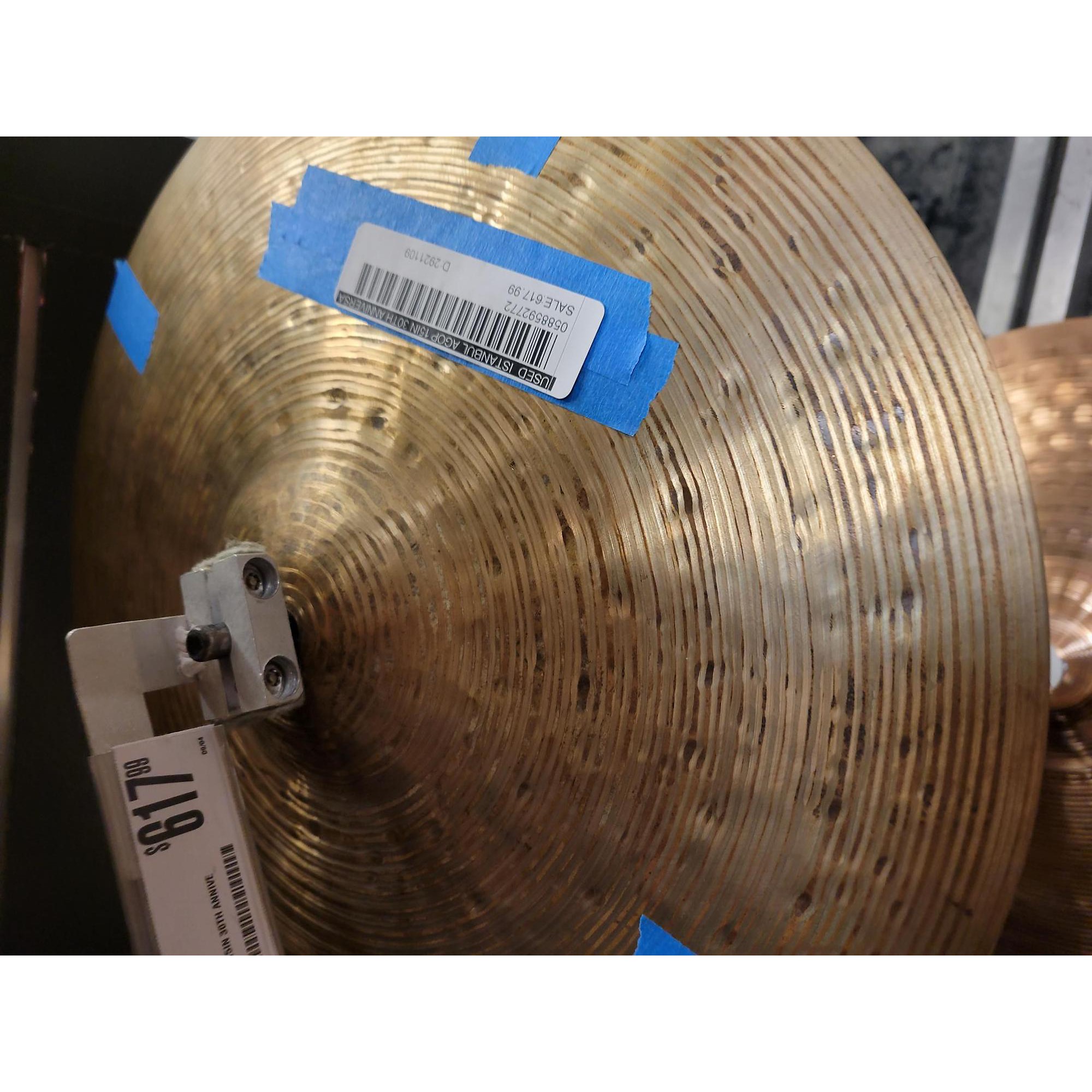 Used Istanbul Agop 15in 30th Anniversary Hi-hat Cymbal