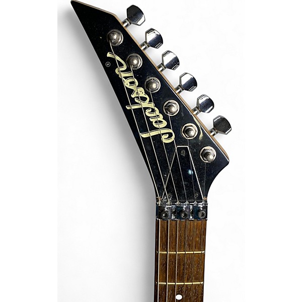 Used Jackson DINKY REVERSE Black Solid Body Electric Guitar