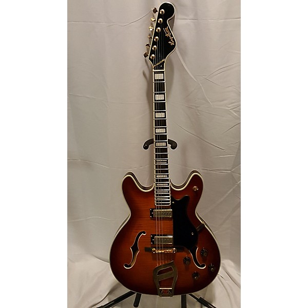 Used Hagstrom Viking IIP P90S Hollow Body Electric Guitar Vintage