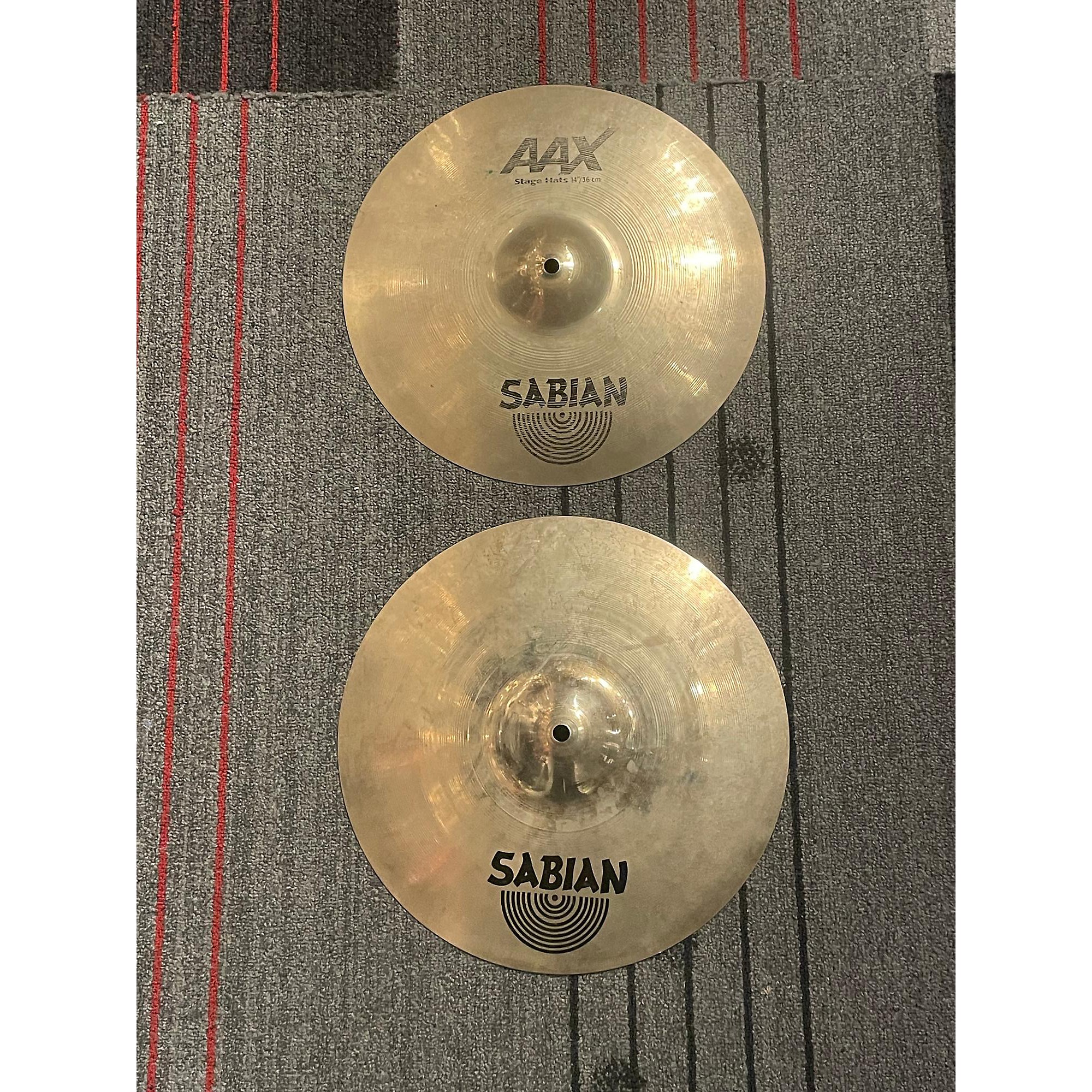 Used SABIAN 14in AAX Stage Hi Hat Pair Cymbal | Guitar Center