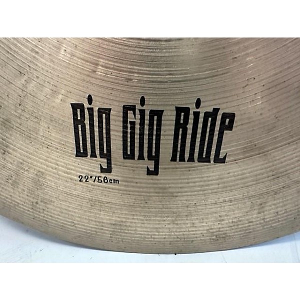 Used Tosco 22in Big Gig Ride Cymbal