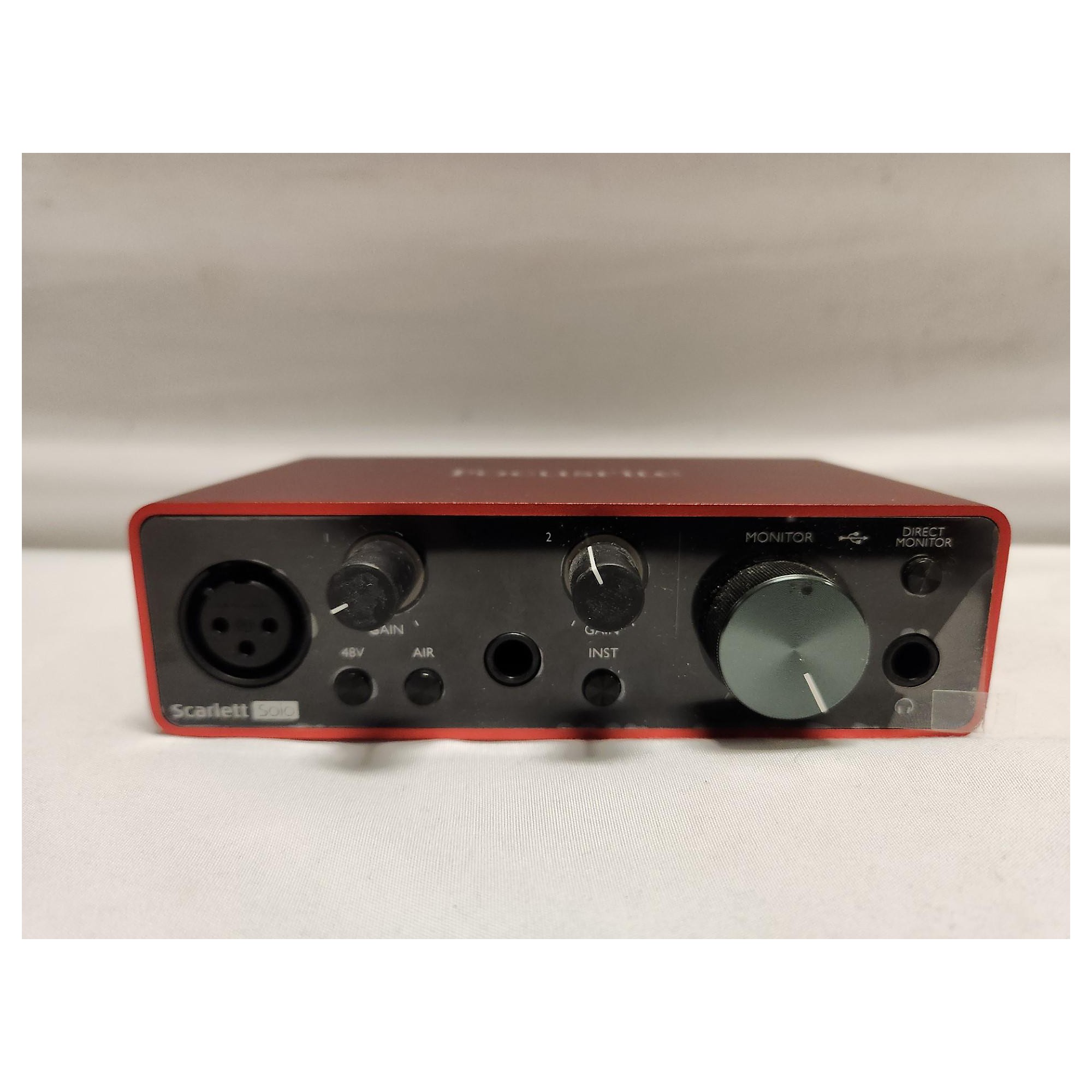 Used Focusrite Scarlett Solo Gen 3 Audio Interface | Guitar Center