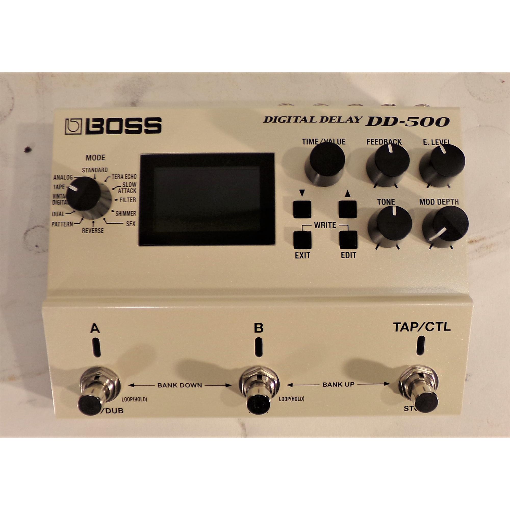 Used BOSS DD500 Digital Delay Effect Pedal