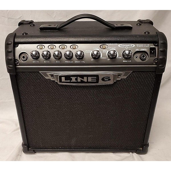 Used Line 6 Spider III 15 1X8 15W Guitar Combo Amp | Guitar Center