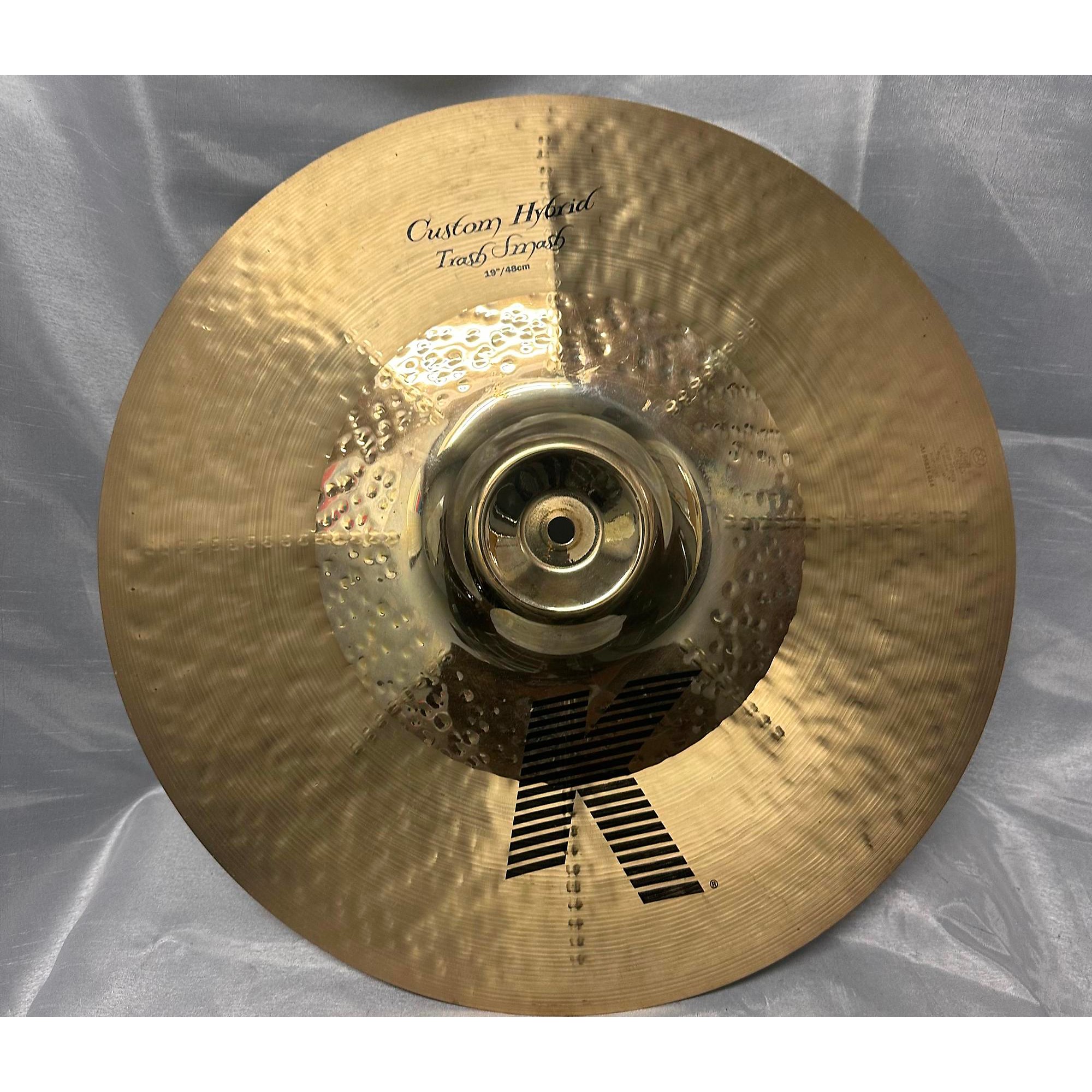 Used Zildjian 19in K Custom Hybrid Trash Smash Cymbal | Guitar Center