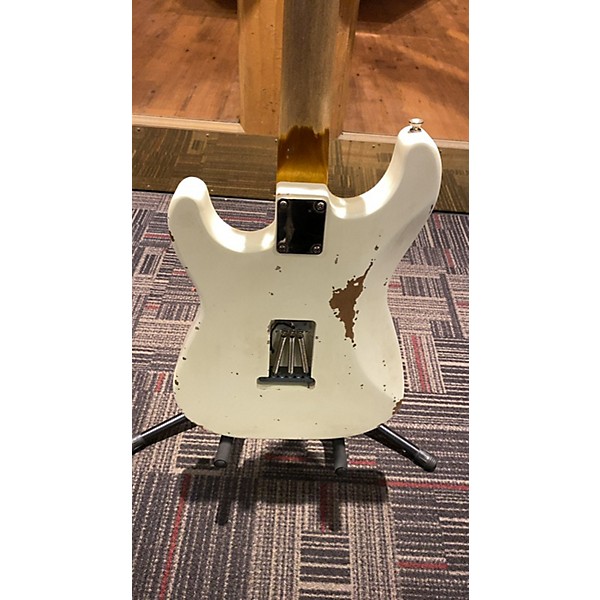 Used Rittenhouse Guitars Used Rittenhouse Guitars S Style Olympic White Solid Body Electric Guitar