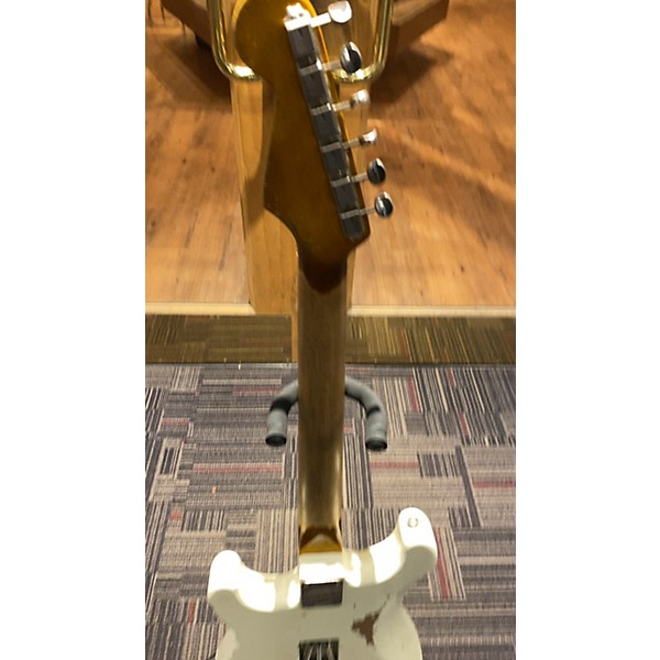 Used Rittenhouse Guitars Used Rittenhouse Guitars S Style Olympic White Solid Body Electric Guitar