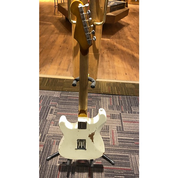 Used Rittenhouse Guitars Used Rittenhouse Guitars S Style Olympic White Solid Body Electric Guitar