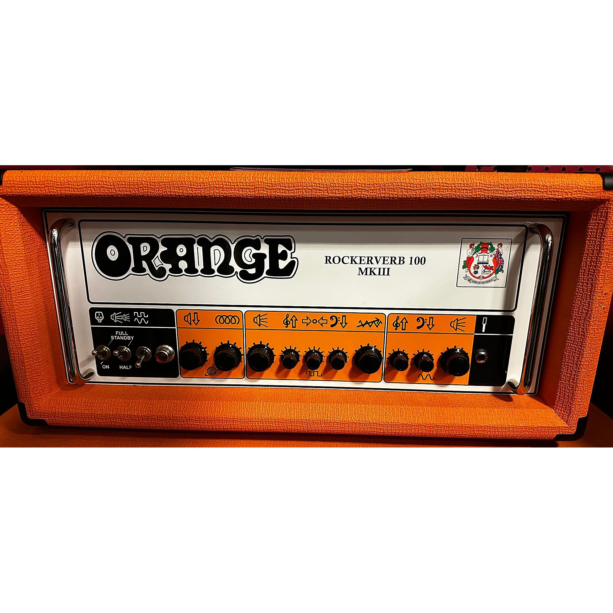 Used Orange Amplifiers Rockerverb 100H MKIII Tube Guitar Amp Head