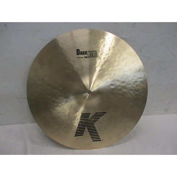 Used Zildjian 17in K Thin Dark Crash Cymbal | Guitar Center