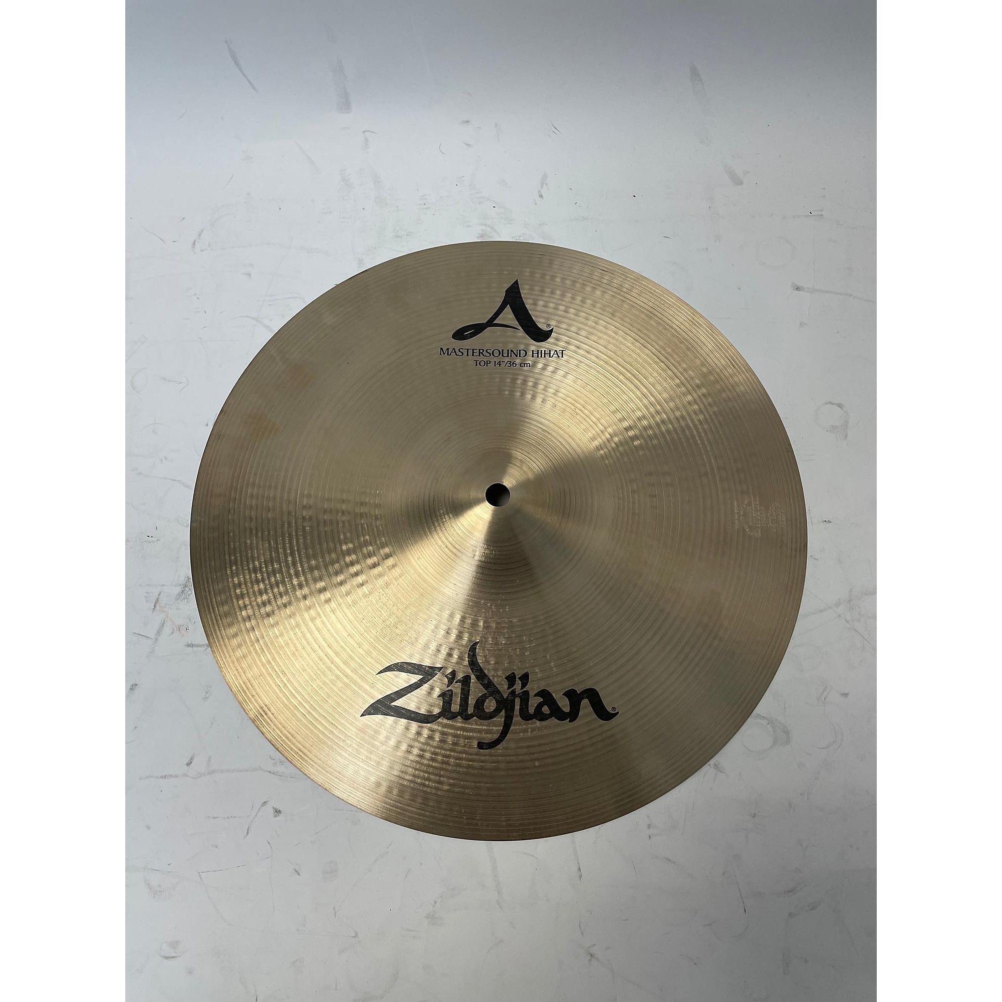 Used Zildjian 14in A Mastersound Hi Hat Top Cymbal | Guitar Center