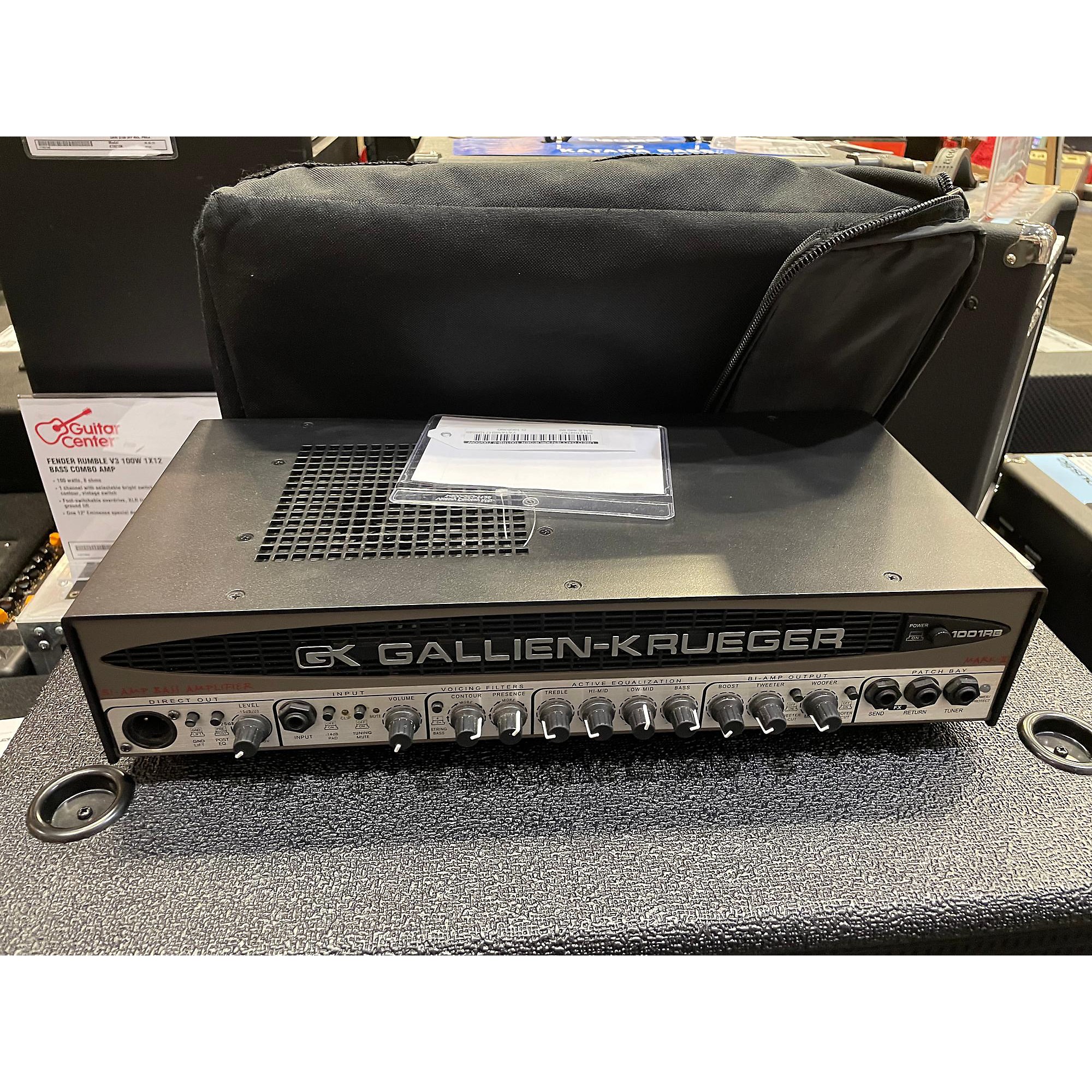 Used Gallien-Krueger 1001RB-II 700/50W Bass Amp Head | Guitar Center