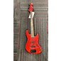 Used Used D'MARK Jazz Bass Flame Maple Top Red Electric Bass Guitar thumbnail