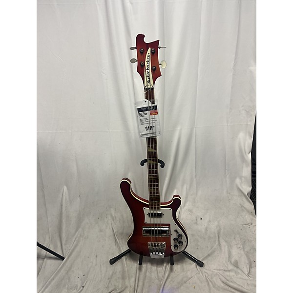 Used Rickenbacker 1976 4001 Electric Bass Guitar Fire Glo